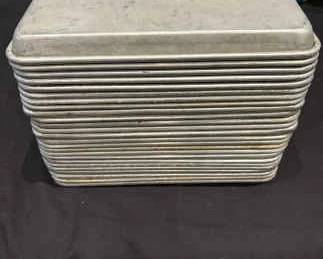 DBB211 Lot Commercial Grade Aluminum Baking Pans 6”x10”