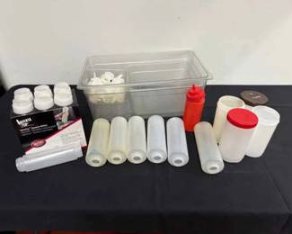 DBB456 Various Squeeze Bottles and Storage Containers