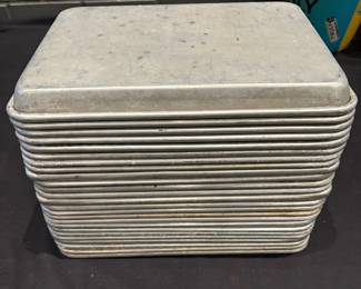DBB209 Lot Commercial Grade Aluminum Baking Pans 6 X 10