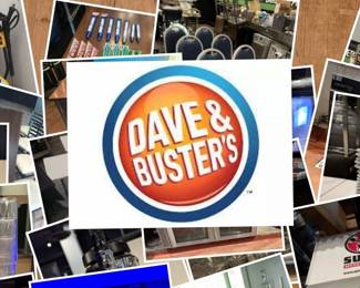 DAVE & BUSTERS BONANZA CTBids Online Auction • Bidding Ends 05/22/25 • Pickup 05/24/25 & 05/25/25
Dave & Busters Food Service & Restaurant Equipment & More! This auction features food service, restaurant, bar, kitchen equipment and supplies. Great for your catering or restaurant operation, a food truck, a concession and/or large family gatherings! You will find commercial grade chairs, tables, booths, racks, tumblers, glasses, mobile countertops, commercial dishwashers, washer & dryers, chafing dishes, serviceware, commercial refrigerators, stovetops, pots, pans, bar ware, workstations, utility carts, prep stations, ovens, slicers, kitchen tools, deep fryers, burners, food storage, ice makers, patio furniture and so much more!