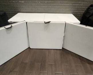 DBB085 - Set Of Four 6-Foot Lifetime Folding Tables