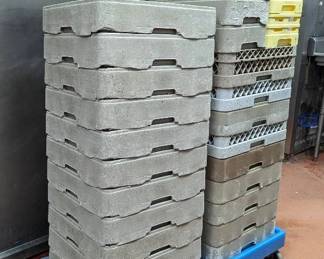 DBB510 - Glass Racks, Silverware Racks, and Half Size Glass Racks.