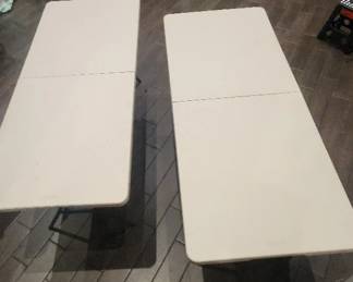 DBB095 - Pair Of Lifetime 6-Foot Folding Tables