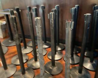 DBB144 - (18) Retractable Barriers - Stanchions