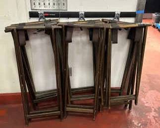 DBB352- Wooden Serving Tray Stands
