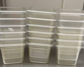 DBB436 - (18) 1/6 Sz 6” Deep Food Serving Containers