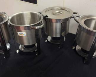 DBB385 Four Round Chafing Dish Buffet Sets