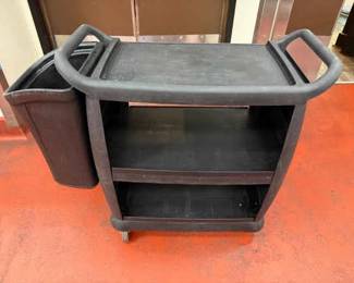 DBB319 Carlisle Rolling Cart with Trashcan