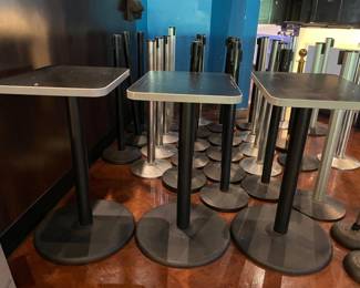 DBB141 - Three Cafe Style Tables Commercial Grade