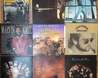 Small but might record collection, most vinyls are in Excellent Condition. Billy Joel, Springsteen, Elton John, Marvin Gaye.