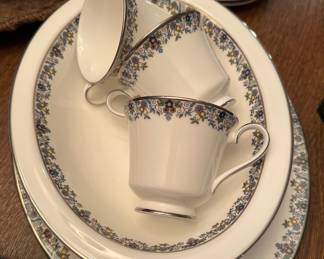 Flowerlace china pattern by Royal Doulton. Sweet floral with vibrant colors, the camera cannot do this pattern justice. All appears to be in great condition.