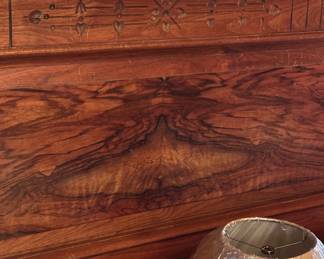 Bed detail.