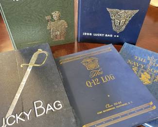 US Naval Academy Lucky Bag Yearbooks and Logs.  .