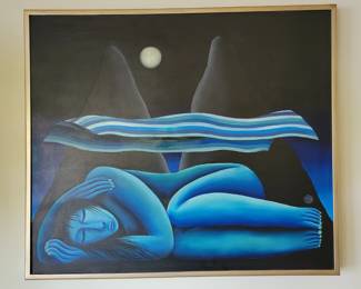 Lori Stanley "Cover Me". Original Painting.