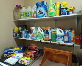 More cleaning supplies
