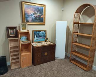 Storage shelves