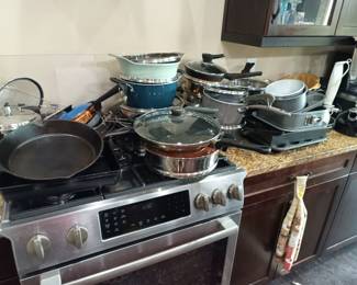 Pots, pans, cast iron