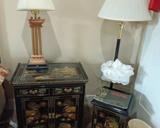 Lacquer side tables