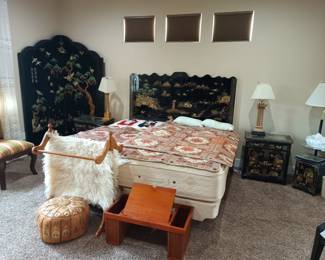 Lacquer bedroom set