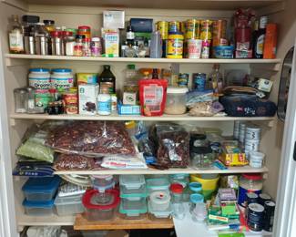 Pantry full of chiles and other goodies