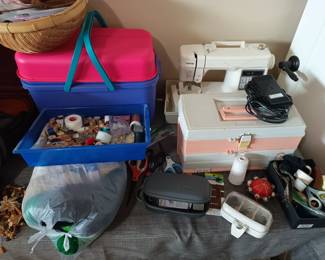Sewing and crafting.