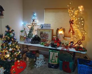 Lighted Christmas decor