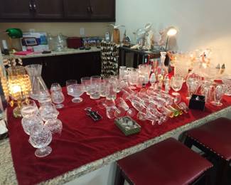 Fine crystal and glass