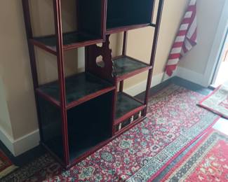 Asian shelf unit