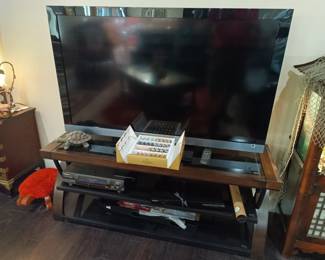 Large tv and stand