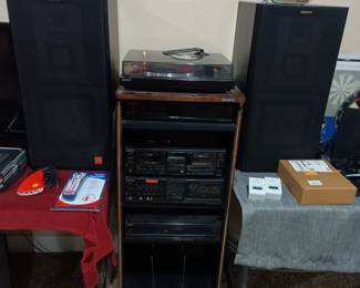 Sony component rack stereo