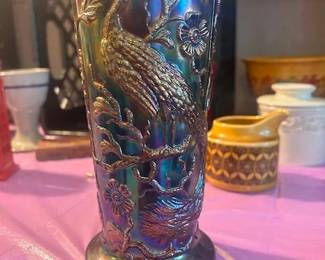 Fenton Peacock Glass