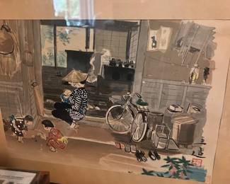 Fabulous Vintage Japanese Woodblock Print
