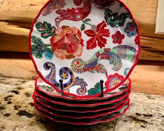 Nathalie Lete hand painted plates
