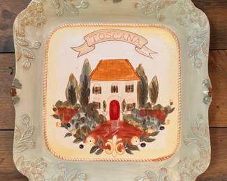 Large decorative platter