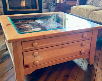 Broyhill "shadow box" coffee table
