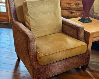 Pair of comfy, quality made arm chairs