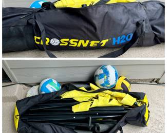 Swimming pool volleyball net