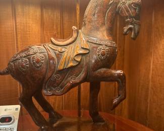 Vintage Frederick Cooper ceramic figural horse lamp