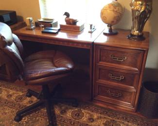 Henry Link "Mandarin" nightstands and center desk/table