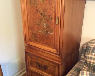 Henry Link Cabinet with book shelf across top or bed frame