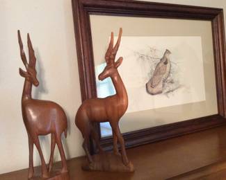 Wooden gazelle