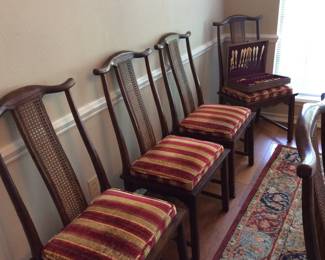 Century Furniture Asian Chin Hua Chinoiserie style solid wood chairs