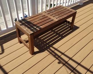 Bench; newer Trex decking