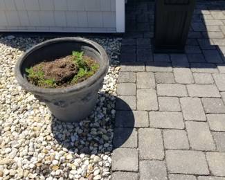 Planters; hardscape pavers