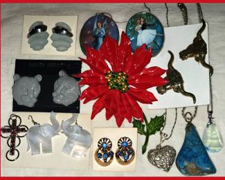 Vintage and Newer Costume Jewelry, there is much more!