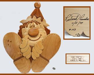 Richard Parmelee Signed Clown