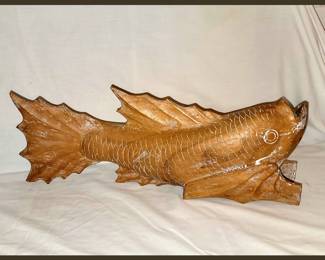 Nicely Carved Wooden Fish