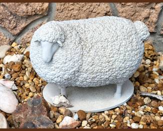 Cute Sheep; Lots of Yard Art Available
