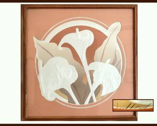 David Allgood Signed Embossed Serigraph titled "Calla"