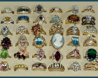 Sterling and Costume Rings